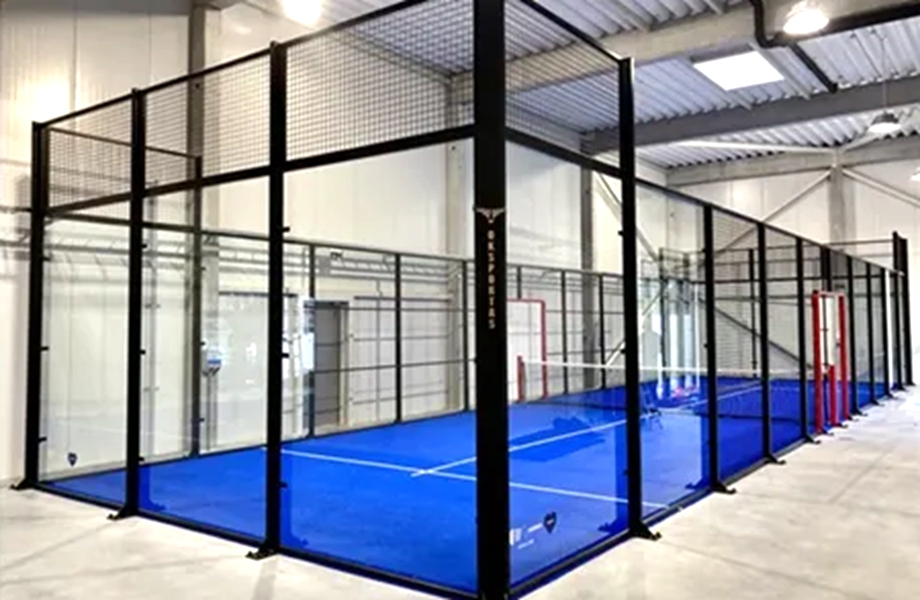 tempered clear glass tennis court supplier