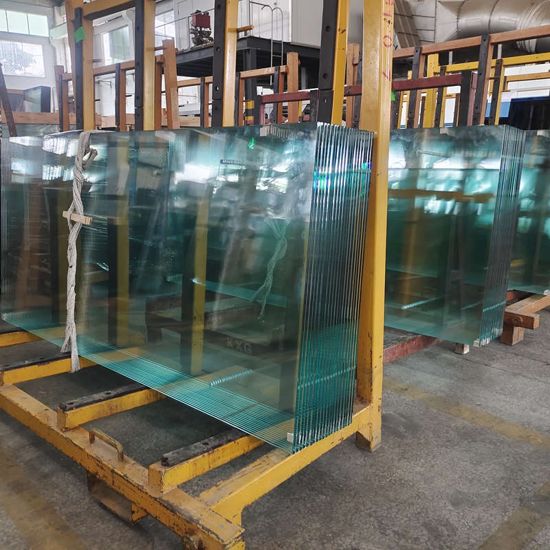 10mm Low Iron Glass High Transparency Clear Custom Toughened Flat Glass