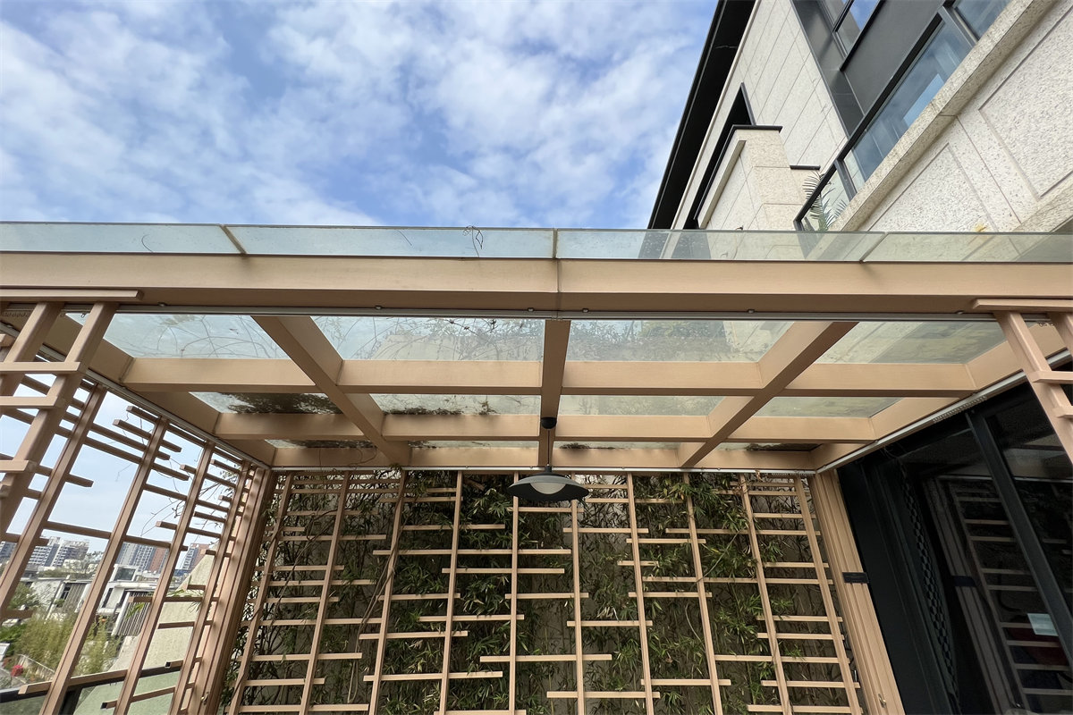 Clear Tempered Laminated Canopy