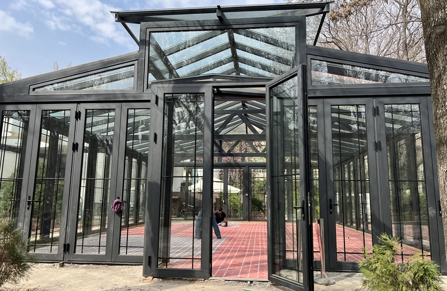 greenhouse glass sunroom