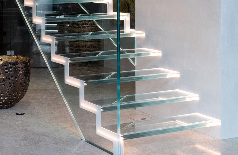 stair glass steps ultra clear laminated glass factory